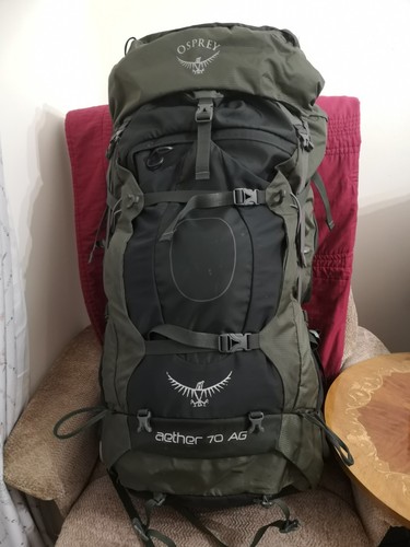 Osprey aether 70l - size, men