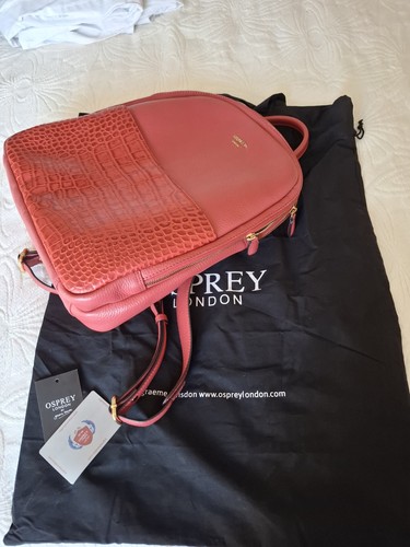 Osprey leather backpack with - osprey,