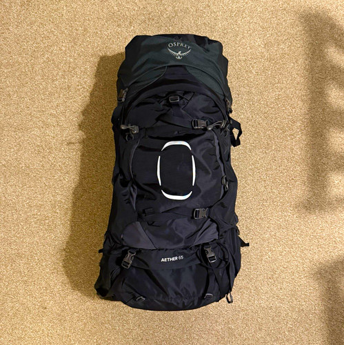 Osprey aether 65l black - black, hiking